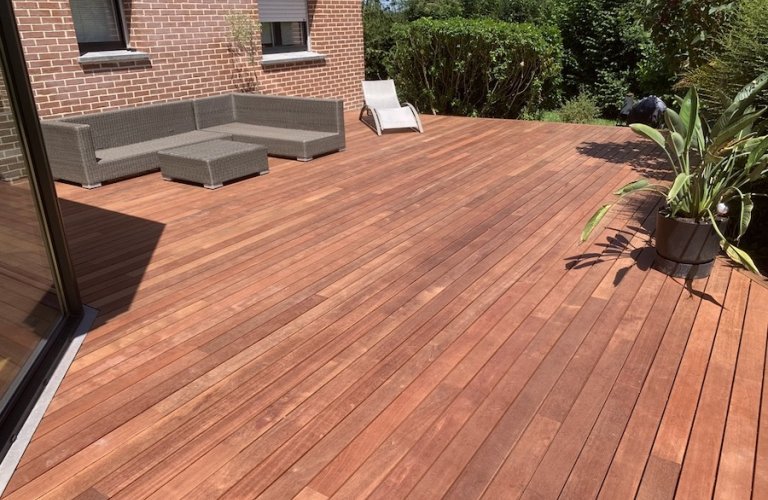 TERRASSE SOFTLINE MERBAU - campagne lilloise