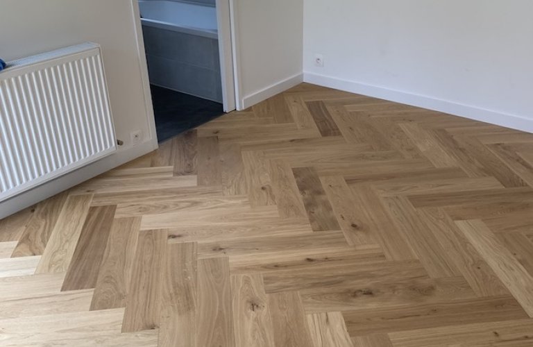 PARQUET CONTRECOLLÉ BATON ROMPU CLIC ANIMOSO 138 - FORET SUR MARQUE